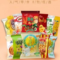 上好佳 薯片鲜虾片多种口味膨化零食休闲随意搭配 (70g-85g)\/袋 鲜虾片